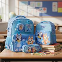 Kit Mochila Costas Com Lancheira E Estojo Bluey Xeryus 2026 Kit Mochila Costas Com Lancheira E Estojo Bluey Xeryus 2026