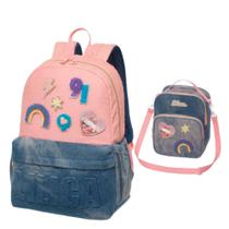 Kit Mochila Costas Com Lancheira Lilica Ripilica Play Patch