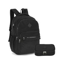 Kit mochila costas e estojo box adv luxcel preto Kit mochila costas e estojo box adv luxcel preto