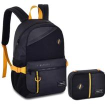 Kit Mochila Costas e Estojo Box Free Fire Escolar Juvenil