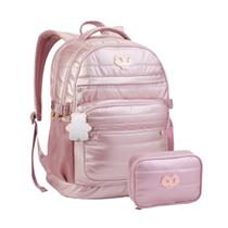 Kit Mochila Costas E Estojo Color Up Lorena Queiroz Puffer Kit Mochila Costas E Estojo Color Up Lorena Queiroz Puffer