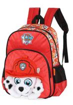 Kit Mochila Costas e Lancheira Patrulha Canina Marshall - Ideal para Escola