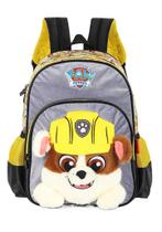 Kit Mochila Costas e Lancheira Patrulha Canina Rubble - Ideal para Escola