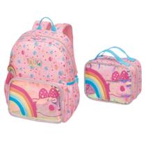 Kit Mochila Costas E Necessarie Lilica Ripilica Pink Party