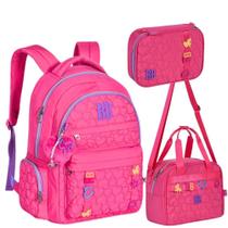 Kit Mochila Costas Em Nylon Oficial Rebecca Bonbon Rb24537