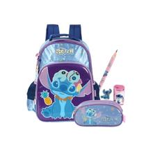Kit Mochila Costas Escolar E Estojo Stitch Disney Xepa Kids Kit Mochila Costas Escolar E Estojo Stitch Disney Xepa Kids