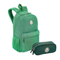 Kit Mochila Costas Esportiva Estojo Duplo Palmeiras