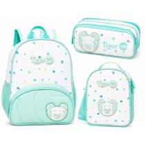 Kit mochila costas + estojo duplo e lancheira tigor - pacific Kit mochila costas + estojo duplo e lancheira tigor - pacific