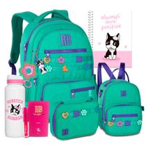 Kit Mochila Costas Feminina Rebecca Bonbon Estojo Lancheira Kit Mochila Costas Feminina Rebecca Bonbon Estojo Lancheira