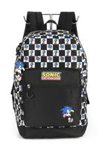 Kit Mochila Costas Lanch Estojo G Juvenil Sonic Geek Game