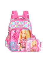 Kit Mochila Costas+Lancheira Térmica Barbie - Pink Kit Mochila Costas+Lancheira Térmica Barbie - Pink