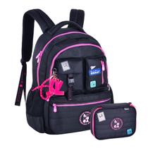 Kit Mochila Costas Luluca Escolar Passeio Meninas Estojo Box Kit Mochila Costas Luluca Escolar Passeio Meninas Estojo Box