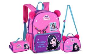 Kit Mochila Costas Luluca Pandinha Lancheira Estojo 2026 Rosa Luluca Youtuber Kit Mochila Costas Luluca Pandinha Lancheira Estojo 2026 Rosa Luluca Youtuber
