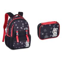 Kit Mochila Costas Mickey Disney Tsum Tsum Preto Estojo Box 2026 Kit Mochila Costas Mickey Disney Tsum Tsum Preto Estojo Box 2026