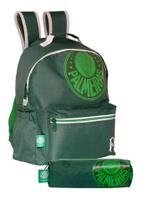 Kit Mochila Costas Personalizada Estojo Palmeiras Oficial