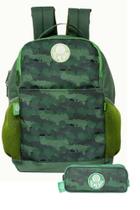 Kit Mochila Costas Personalizada Palmeiras Estojo