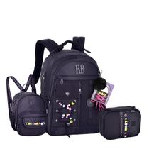 Kit Mochila Costas Rebecca Bonbon Com Cadarço Personalizado Original 2026