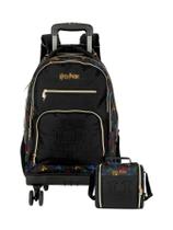 Kit Mochila Costas Rodas + Lancheira Térmica Harry Potter