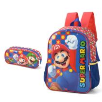 Kit Mochila Costas Super Mario 2024 - Luxcel