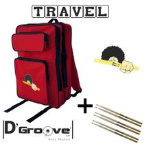 Kit mochila de baquetas (Travel) com 3 Pares de baquetas DGroove - D'Groove