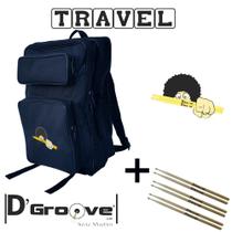 Kit mochila de baquetas (Travel) com 3 Pares de baquetas DGroove - D'Groove