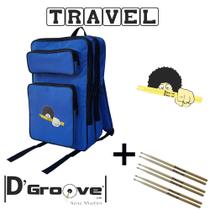 Kit mochila de baquetas (Travel) com 3 Pares de baquetas DGroove