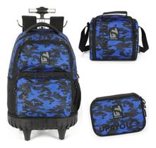 Kit Mochila De Carrinho Camuflada Militar Original Up4you