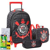 Kit Mochila de Carrinho Infantil com Lancheira Clio Meninos Kit Mochila de Carrinho Infantil com Lancheira Clio Meninos