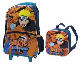 Kit Mochila de Carrinho + Lancheira Pacific 978C01KIT Naruto