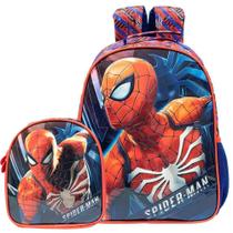 Kit Mochila de Costa+Lancheira Spider Man R Grande Xeryus