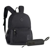 Kit Mochila de Costas C/ Estojo Sport Escolar Juvenil Masculino Passeio - Clio