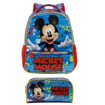 Kit Mochila de Costas e Estojo Mickey Y Ref: 11622 e 11626 Xeryu's (SKU K 16161)