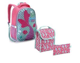 Kit Mochila de Costas Feminina Seanite Ref.40456