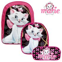 Kit Mochila De Costas Infantil Grande Menina Marie Escolar