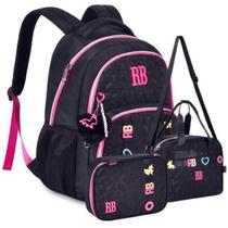 Kit mochila de costas lancheira estojo Rebecca bonbon Clio Style Kit mochila de costas lancheira estojo Rebecca bonbon Clio Style