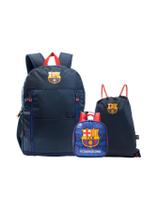 Kit Mochila De Costas + Lancheira + Saco Barcelona Oficial