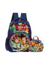 Kit Mochila De Costas+Lancheira Toy Story Buzz - Verde