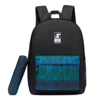 Kit Mochila De Costas Masculina Spector Escolar Resistente