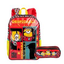 Kit Mochila de Costas Meu Malvado Favorito Minions