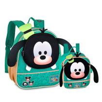 Kit Mochila de Costas Pluto Tsum Tsum - C/ Lancheira Térmica Mickey Creche Disney - Clio Kit Mochila de Costas Pluto Tsum Tsum - C/ Lancheira Térmica Mickey Creche Disney - Clio