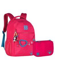 Kit Mochila De Costas Rebecca Bonbon C/ Chaveiro e Estojo Box Pra 36 Pens Escolar Juvenil Ideal Para Volta Às Aulas Clio Kit Mochila De Costas Rebecca Bonbon C/ Chaveiro e Estojo Box Pra 36 Pens Escolar Juvenil Ideal Para Volta Às Aulas Clio