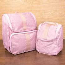 Kit mochila de maternidade com bolsa rosê