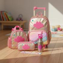 Kit Mochila De Rodas Lilica Ripilica Menina Lançamento 2026 Kit Mochila De Rodas Lilica Ripilica Menina Lançamento 2026