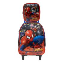 Kit Mochila de Rodinha e Lanch Xeryus 16 Spider-Man X2 10670