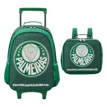 Kit Mochila de Rodinha e Lancheira Palmeiras 16" 13890