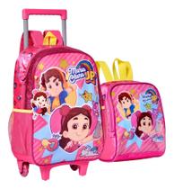 Kit Mochila De Rodinha E Lancheira Termica Maria Clara E Jp