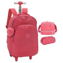 Kit Mochila de Rodinha Estojo e Lanch Luxcel Up4you - 47152