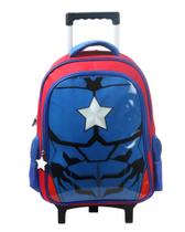 Kit Mochila de Rodinha + Estojo EM POLIESTER SUPER STAR 16"