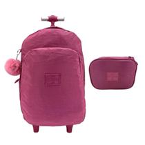 Kit Mochila de Rodinha + Estojo Up4You 51610 - Juvenil