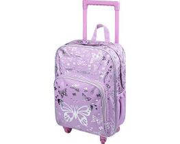 Kit Mochila de Rodinha Infantil Pampili Butterfly Lilás Kit Mochila de Rodinha Infantil Pampili Butterfly Lilás